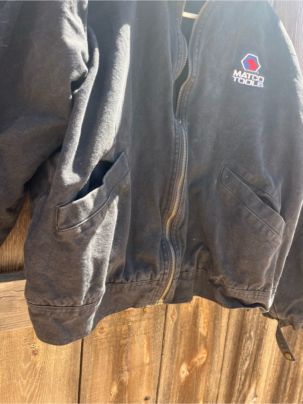 Matco Tools Men's Black Field Jacket - Full Zip Work Coat - Picture 3 of 8